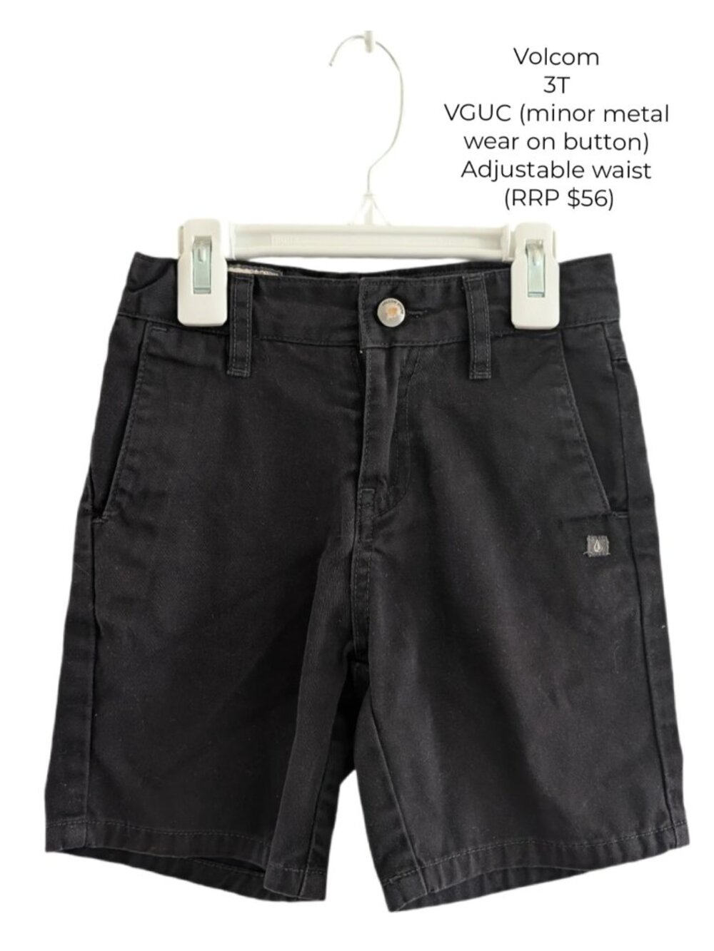 Volcom Black Shorts 3T